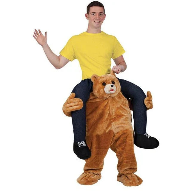 Mannen's Grappige Rijd Kostuum voor Halloween | Pluche Oktoberfest Stijl 4
