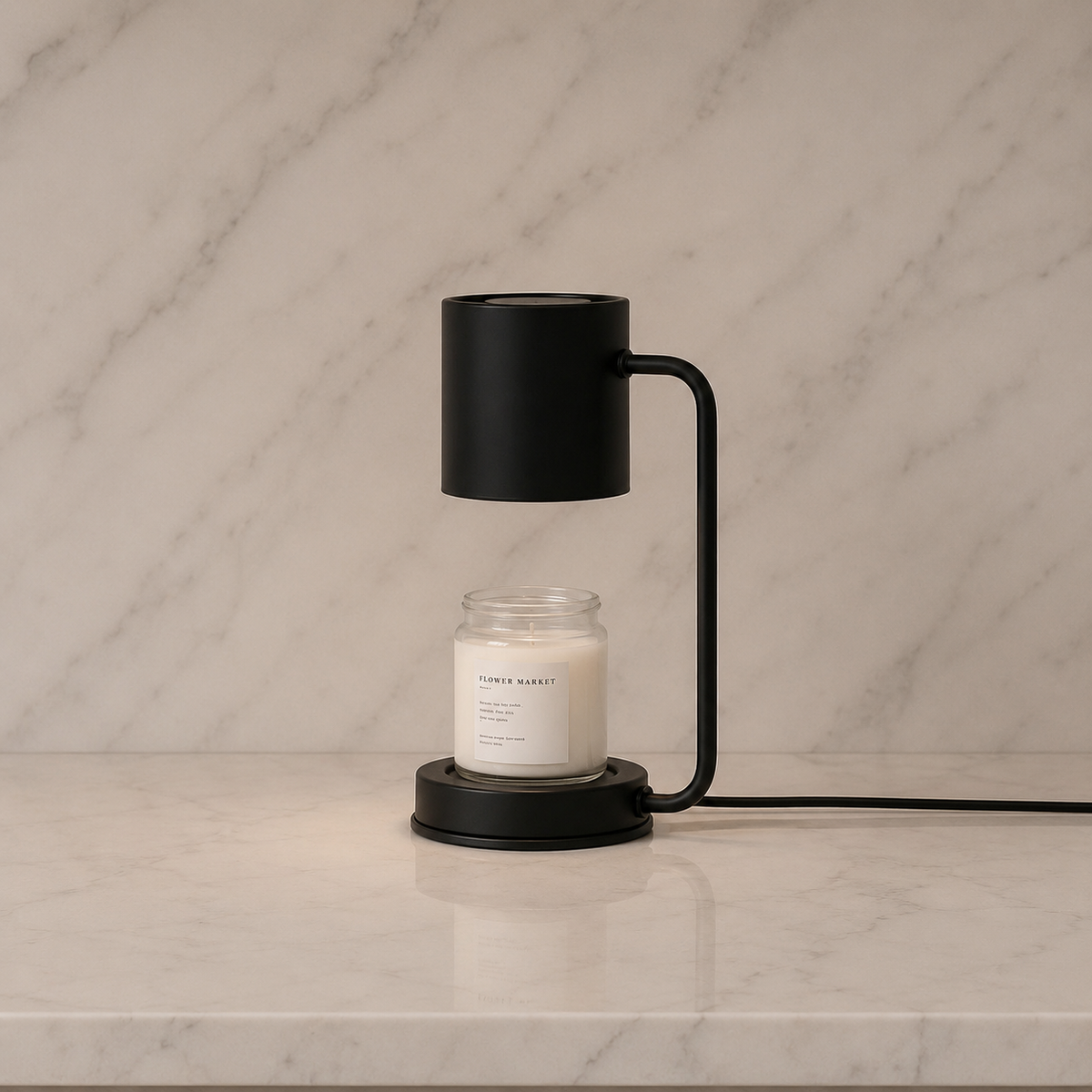 Maple Candle Warmer Lamp with Adjustable Timer, Dimmer, and Ambient Light 0