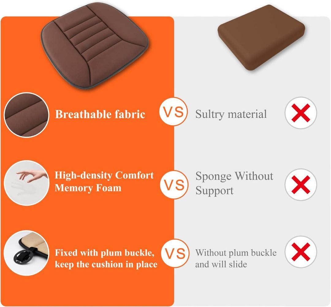 Memory Foam Car Seat Cushion with Ergonomic Support and Breathable Fabric 6