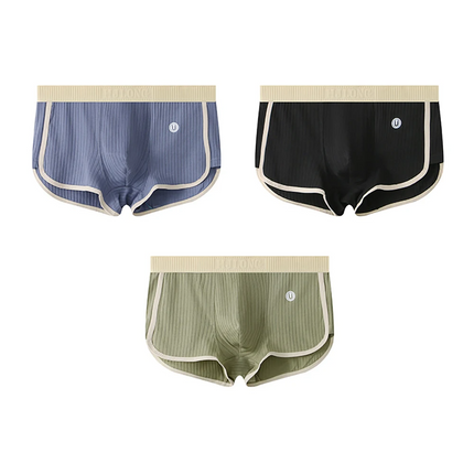 Men's Briefs 3-Pack - Ultra-Soft Cotton Underwear with Breathable Mesh Support 4