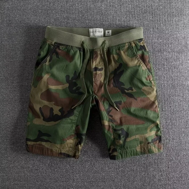 Men's Camo Gym Shorts - Ultra-Soft, Breathable, High-Stretch Fabric 0
