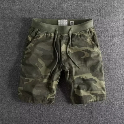Men's Camo Gym Shorts - Ultra-Soft, Breathable, High-Stretch Fabric 1