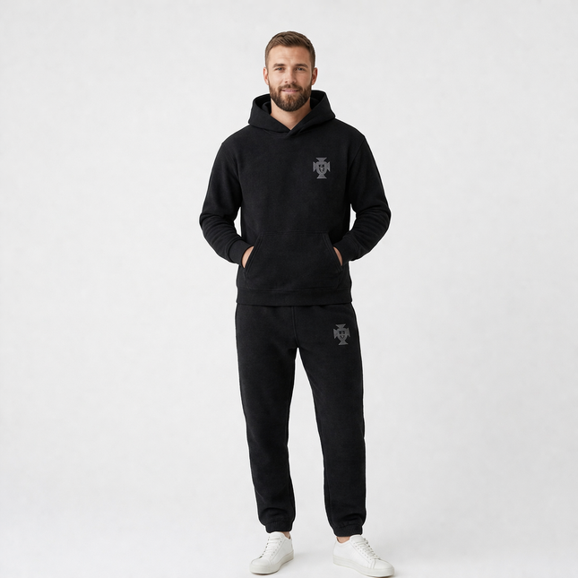 Men's Tracksuit Hooded Full Body Suit Sleepwear Design 0