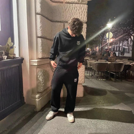 Men's Tracksuit Hooded Full Body Suit Sleepwear Design 6