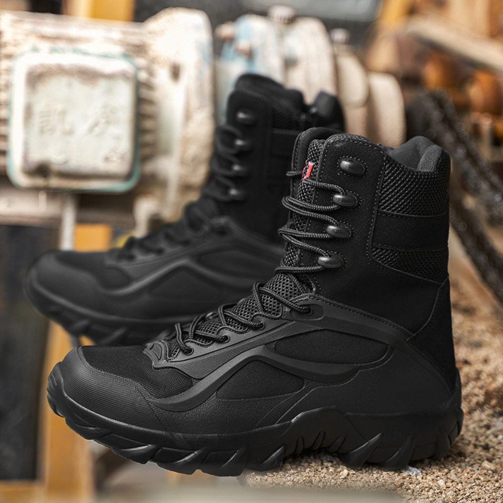 Men’s Work Boots Tactical Ankle Support Outdoor Footwear 0