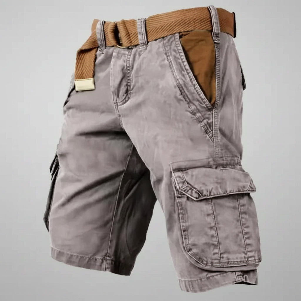 Mens Cargo Shorts Outdoor Utility Multi Pocket Design Outdoor Shorts 1