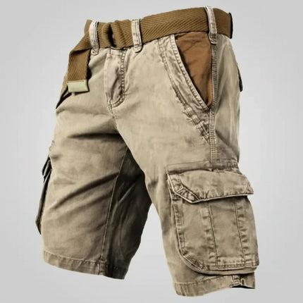 Mens Cargo Shorts Outdoor Utility Multi Pocket Design Outdoor Shorts 3