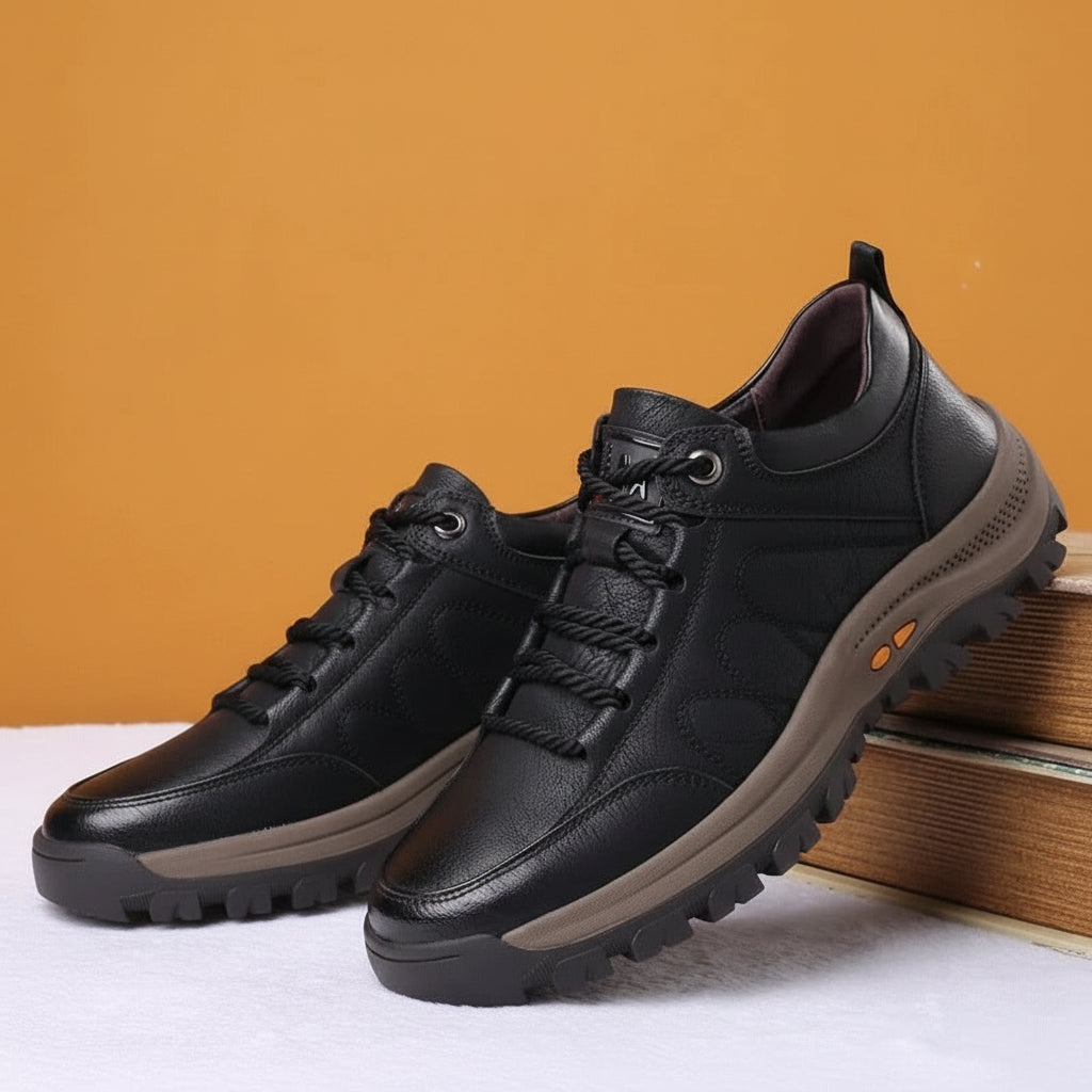 Mens Walking Shoes Orthopedic Waterproof Arch Support 1