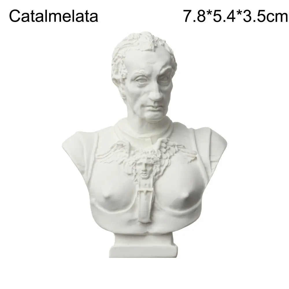 Mini-Gipsbüste 5-7 cm – Odyssee-Büste als Dekorationsgeschenk 11