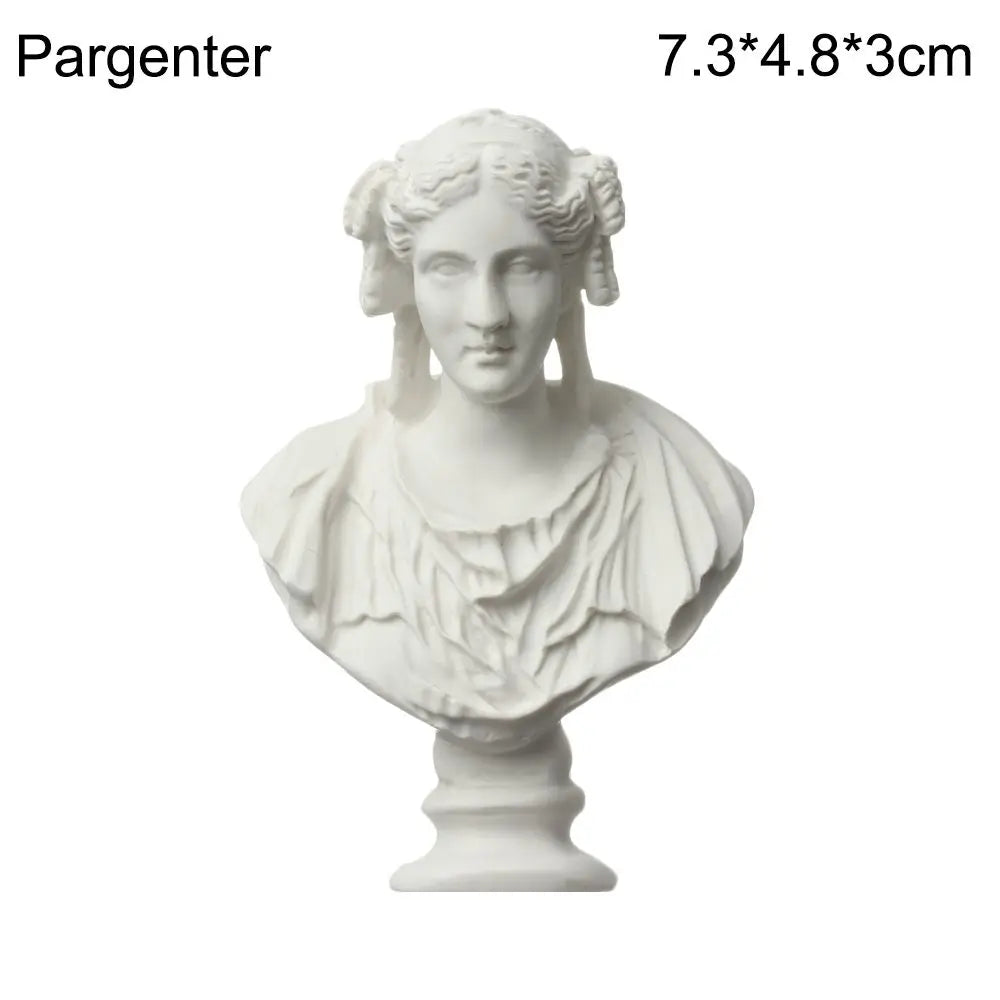 Mini-Gipsbüste 5-7 cm – Odyssee-Büste als Dekorationsgeschenk 12