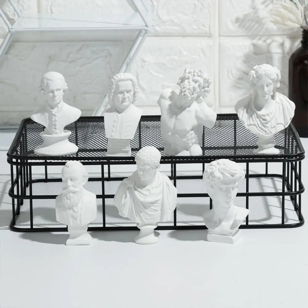 Mini-Gipsbüste 5-7 cm – Odyssee-Büste als Dekorationsgeschenk 2
