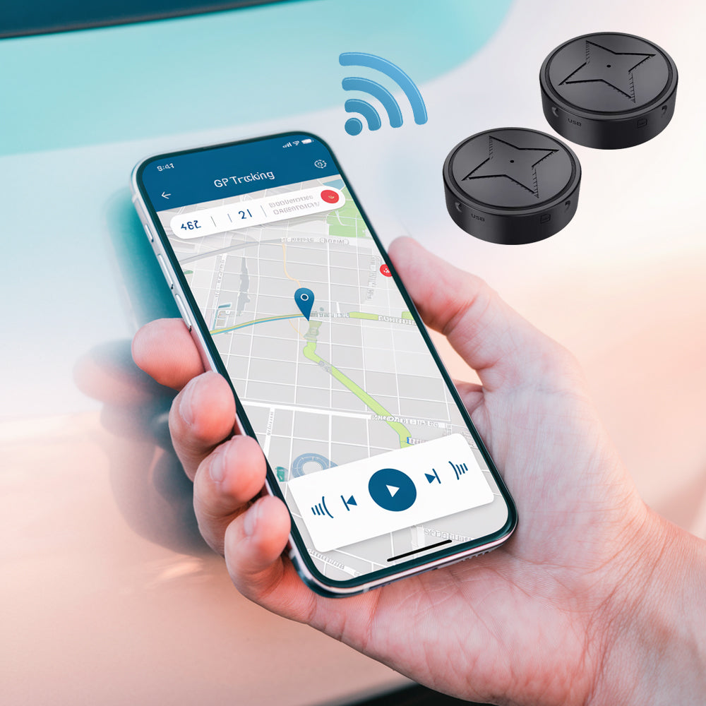 Magnetic Mini GPS Tracker – Real-Time Location Tracking, App Monitoring & Long Battery Life
