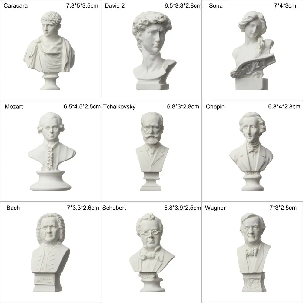 Miniatur-Büste aus Kunstharz – Odyssee-Büste als Dekorationsgeschenk 4