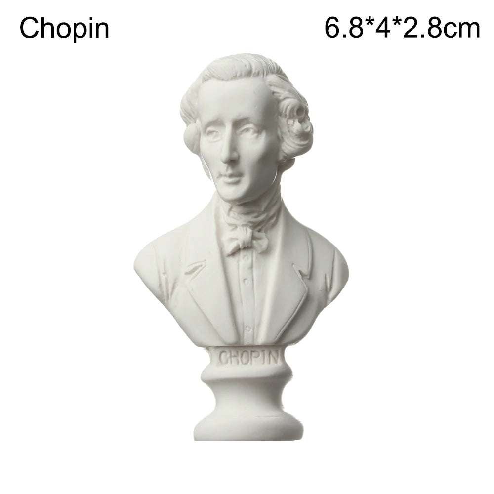 Miniatur-Gipsbüste, weiß – Odyssee-Büste, Geschenkidee für die Wohnungsdekoration 15