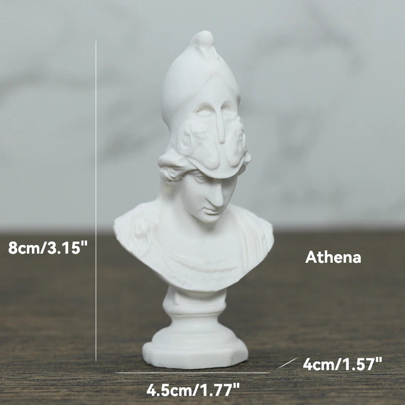 Miniaturbüste der griechischen Mythologie – Hermes-Büste als Dekorationsgeschenk 26