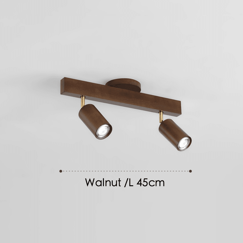 Minimalistische Houten Plafondlamp met Modulair Design 9