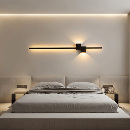 LED Wall Light – Linear Minimal Design, Soft Indirect Glow & Modern Metal Build