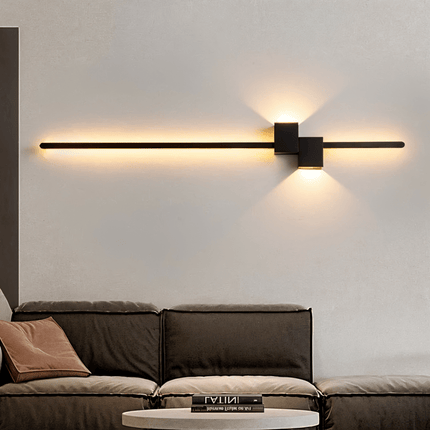 LED Wall Light – Linear Minimal Design, Soft Indirect Glow & Modern Metal Build
