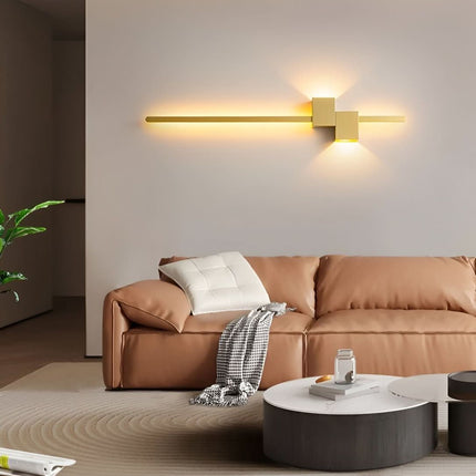 LED Wall Light – Linear Minimal Design, Soft Indirect Glow & Modern Metal Build