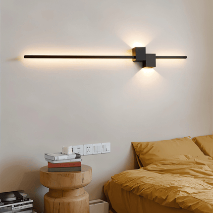 LED Wall Light – Linear Minimal Design, Soft Indirect Glow & Modern Metal Build