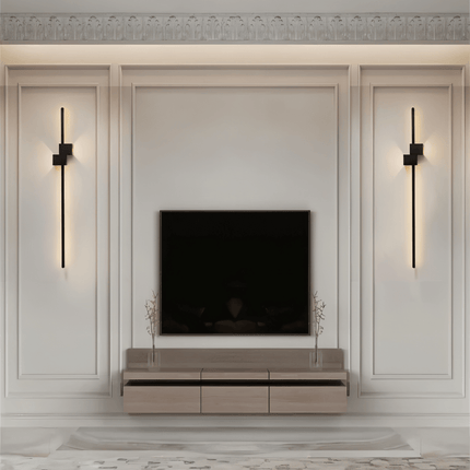 LED Wall Light – Linear Minimal Design, Soft Indirect Glow & Modern Metal Build