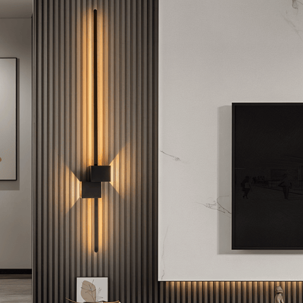 LED Wall Light – Linear Minimal Design, Soft Indirect Glow & Modern Metal Build