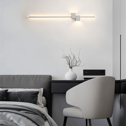 LED Wall Light – Linear Minimal Design, Soft Indirect Glow & Modern Metal Build