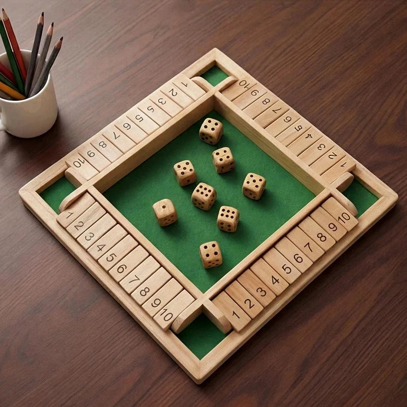 🧮 Montessori Number Knockdown – Wooden Math & Counting Game for Kids 🎲 0
