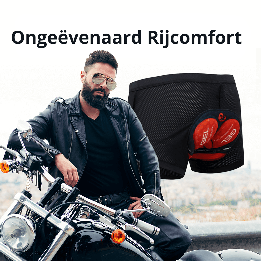 Moto Comfort Shorts met 5D Gel Pad — Motoronderbroek 1
