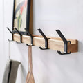 Porte-manteau mural – Design scandinave minimaliste avec crochets doubles réglables