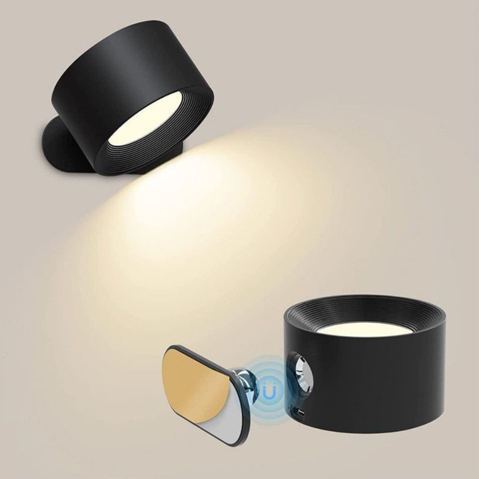 Multifunctionele Draadloze Wandlamp Oplaadbaar & Dimbaar met 360° Rotatie 5
