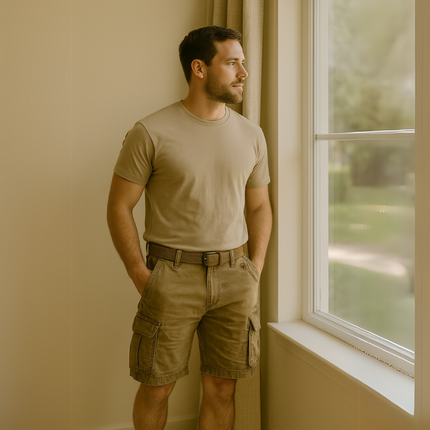 Cargo Shorts – Durable Cotton Design with Multiple Pockets for Everyday Use