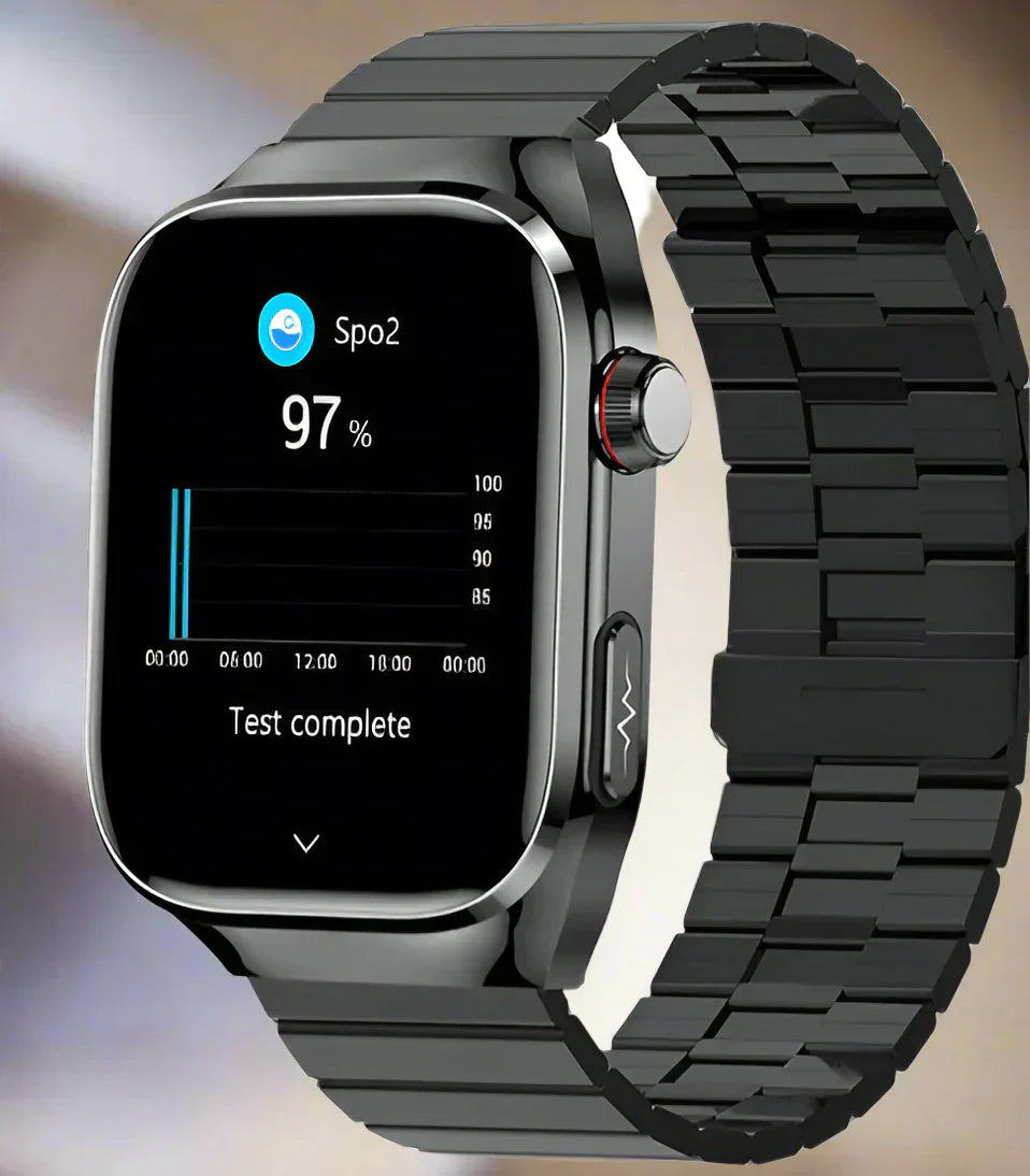 NexaPulse Watch Blood Sugar, ECG, Uric Acid, Bluetooth 1