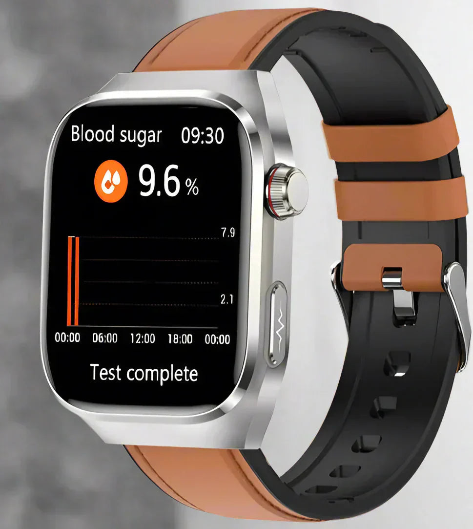 NexaPulse Watch Blood Sugar, ECG, Uric Acid, Bluetooth 4