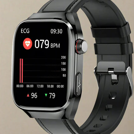 NexaPulse Watch Blood Sugar, ECG, Uric Acid, Bluetooth 6