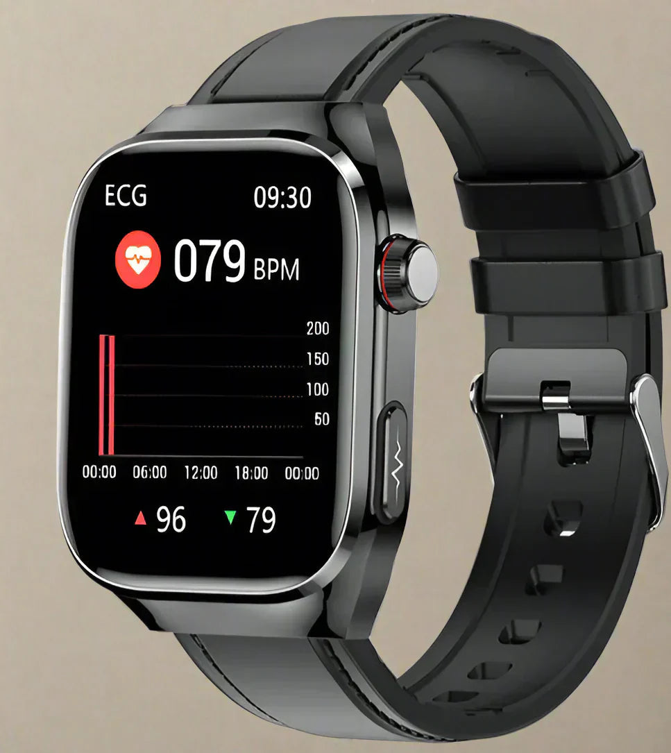 NexaPulse Watch Blood Sugar, ECG, Uric Acid, Bluetooth 6