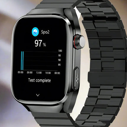 NexaPulse Watch Blood Sugar, ECG, Uric Acid, Bluetooth 7
