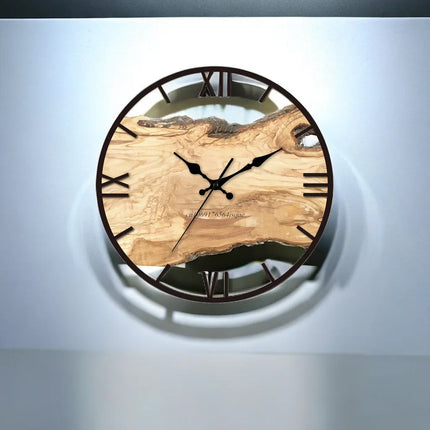 Wall Clock – Transparent Acrylic Design with Precise Quartz Movement for Modern Interiors