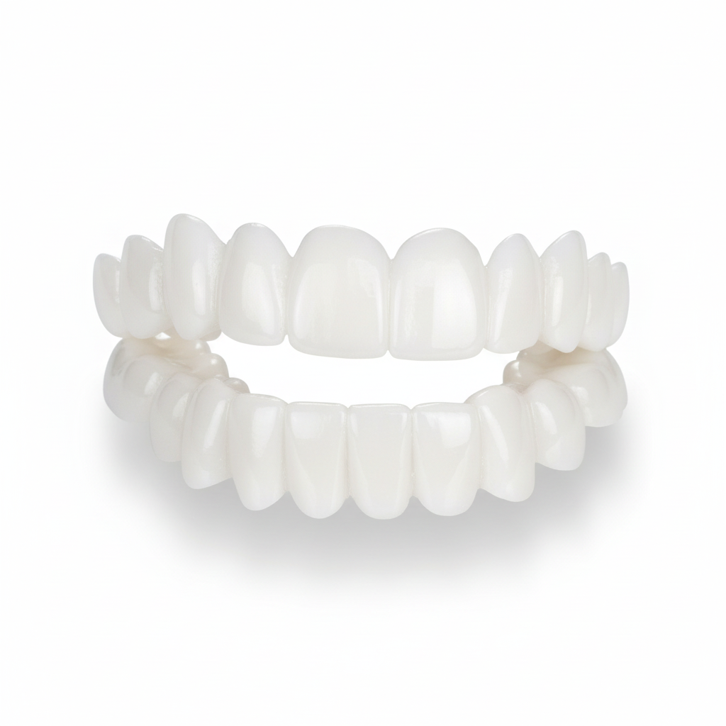 Niki | Smile Veneers | Customizable Cosmetic Tooth Covers | Medical Special Resin | Instant Smile Correction | Upper & Lower Jaw 0