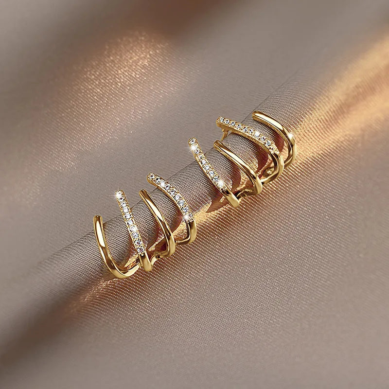 Niki | Women’s Twist Earrings | Lightweight Statement Jewelry | Hypoallergenic Finish 5