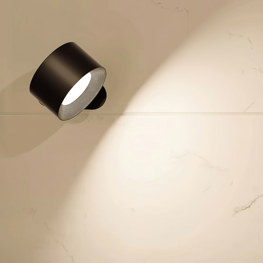 Applique murale sans fil – LED rechargeable, télécommande et couleur de lumière réglable