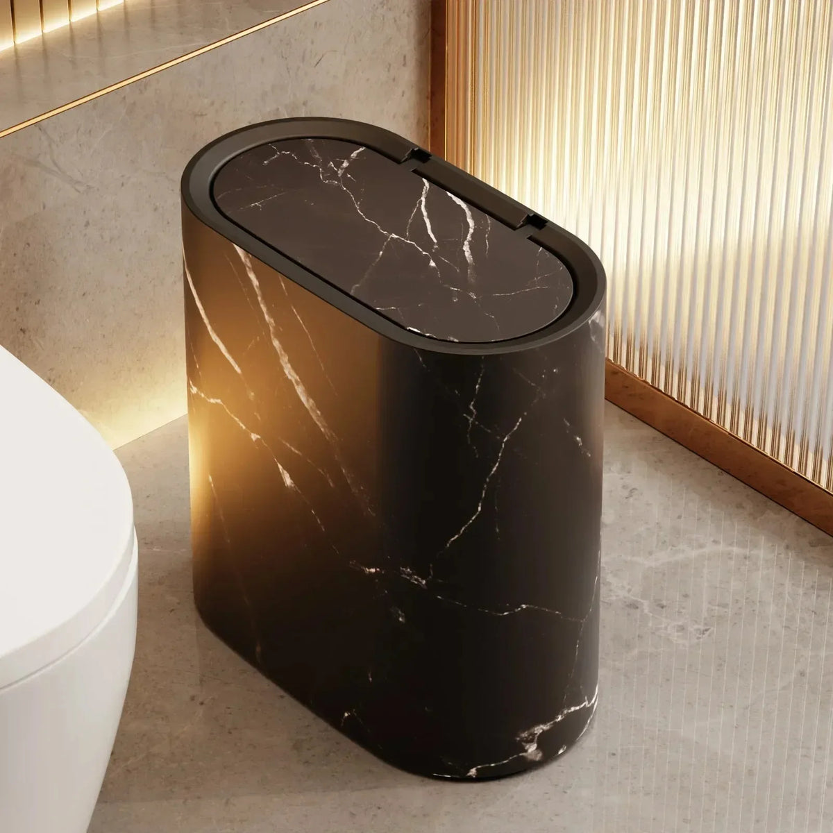 Nordic Marble Design Trash Can Kalsten 10