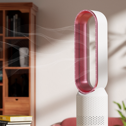 Bladeless Air Cooler – 3-in-1 Fan with Air Purifier, Oscillation & Touch Control