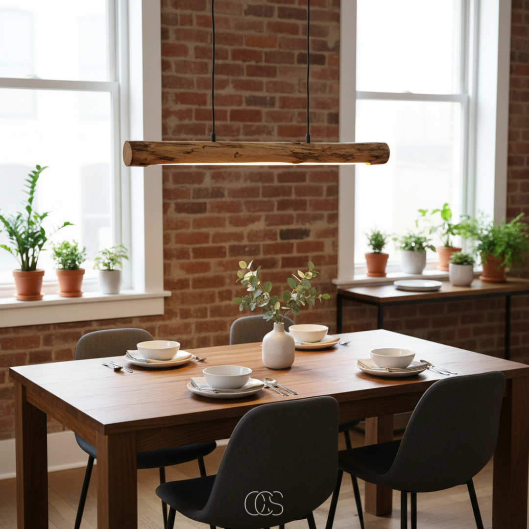 OCS - Dimbare houten hanglamp 5