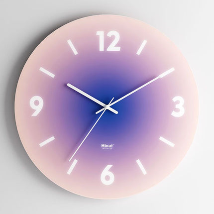 Wall Clock – Luxury Glass Design with Silent Quartz Movement for Modern Interiors