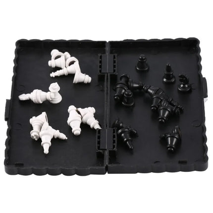 Compact Magnetic Chess Set for Kids – Foldable Board with 32 Pieces for Fun Learning Play