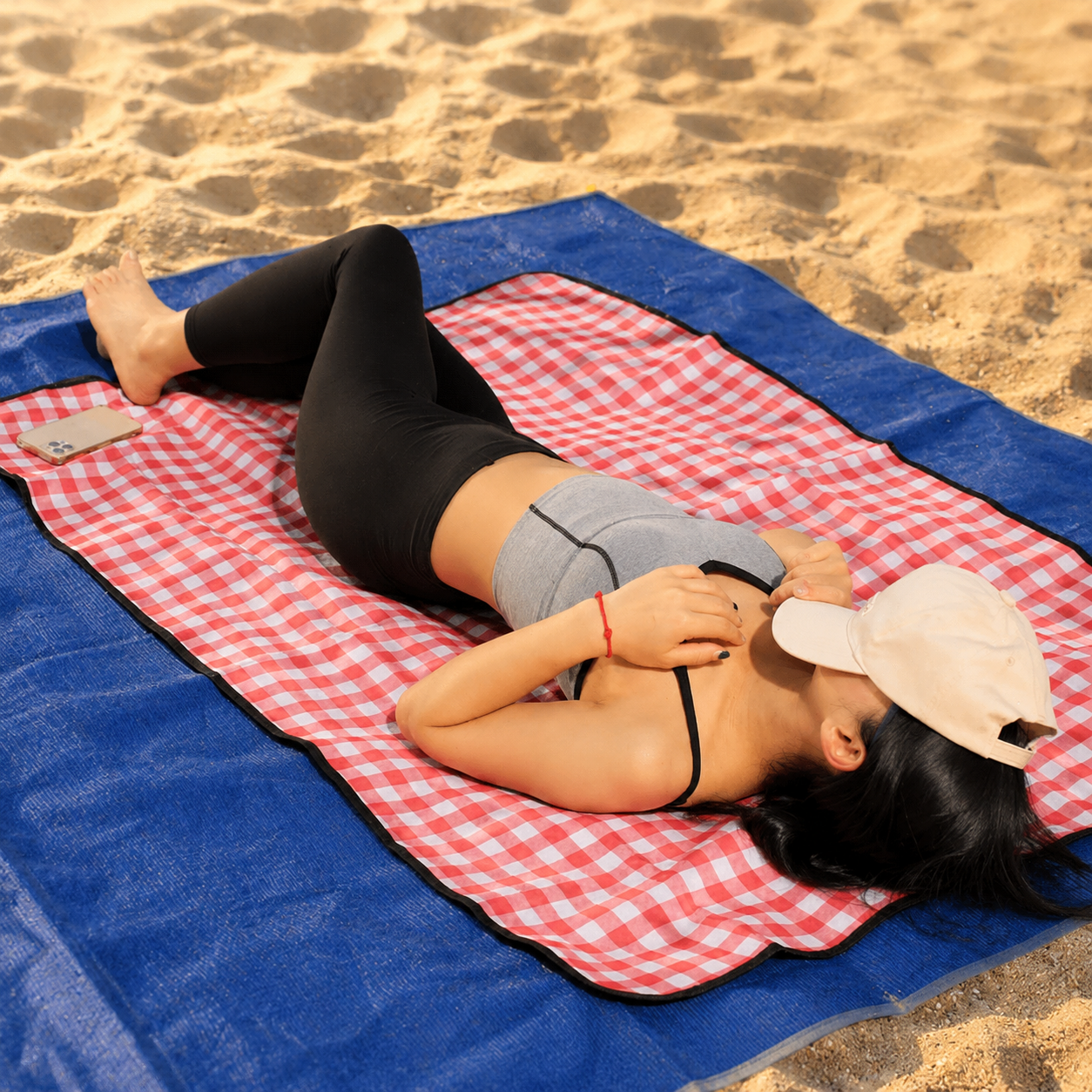Outdoor Beach Picnic Mat Sand-Free Foldable Travel 1
