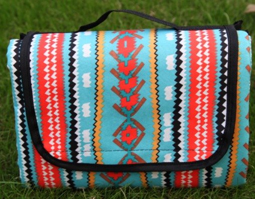 Outdoor deken – Waterdichte picknickdeken met etnisch design voor kamperen en uitstapjes. 13