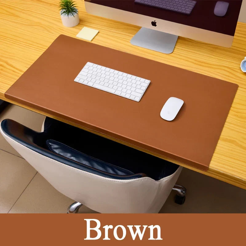 PU-Leather Desk Mat with Non-Slip Surface, Wrist and Elbow Support – Ergonomic Desk Pad for Office and Gaming 5