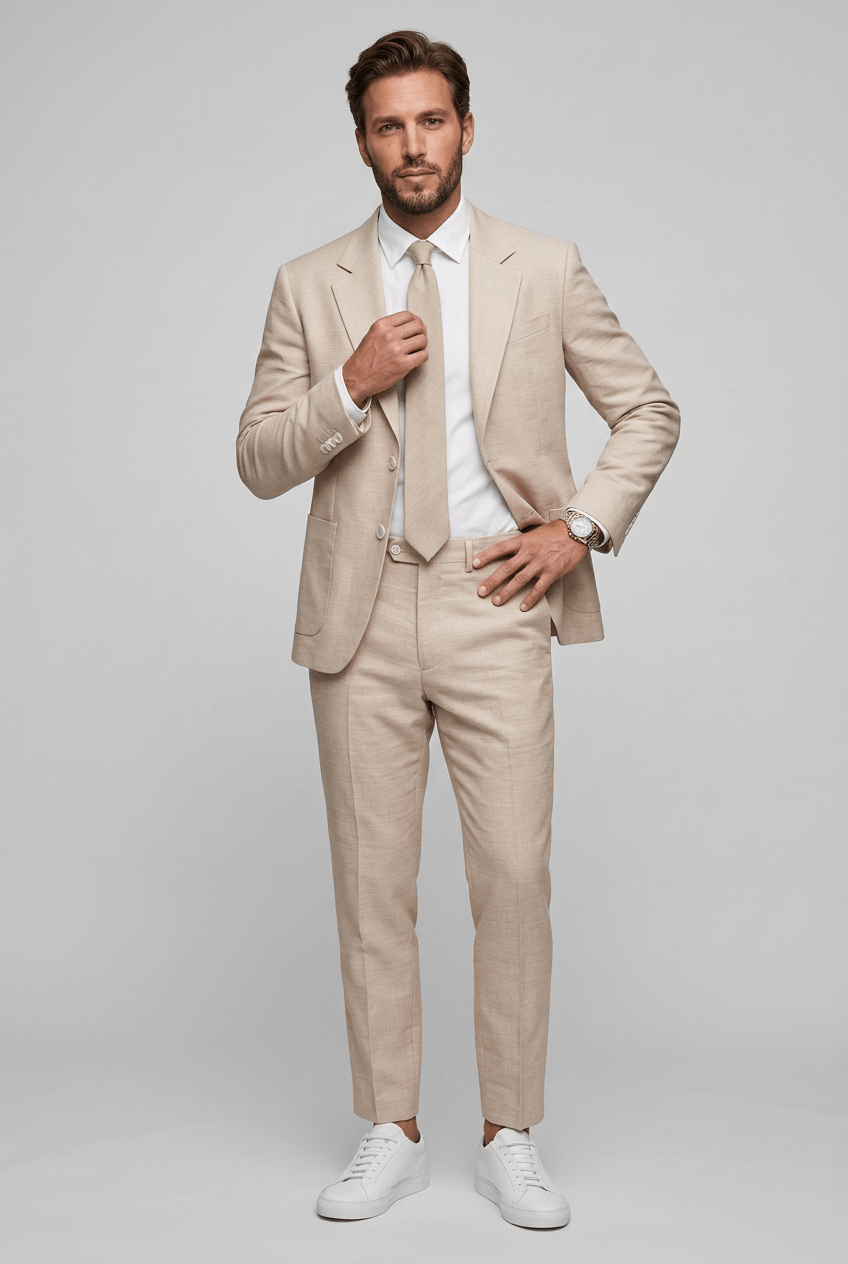 Pak Heren | Tweedelig Slim Fit met Notch Revers 4
